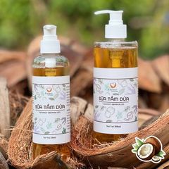 Sữa Tắm Dừa Coconut Shower Gel Escoco - Thảo Dược Tự Nhiên Dưỡng Ẩm Da Mềm Mịn, Hương Oải Hương Thoải Mái