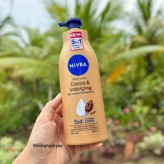 Dưỡng thể Nivea Body Lotion Cocoa & Indulging 5in1 Dry Skin 400ml - diihangmyuc.