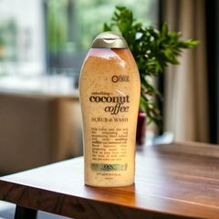OGX Smoothing Coconut Coffee Body Scrub & Wash 577ml - Sữa Tắm Kết Hợp Tẩy Tế Bào Chết - DiiHangMyUc.