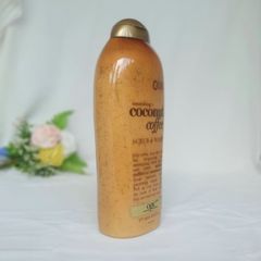 OGX Smoothing Coconut Coffee Body Scrub & Wash 577ml - Sữa Tắm Kết Hợp Tẩy Tế Bào Chết - DiiHangMyUc.
