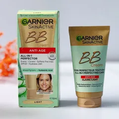 Kem Nền Garnier Skin Active BB Cream Chống Lão Hóa 50ml - Dưỡng Da, Che Khuyết Điểm, Chống Nắng, Không Dầu, Căng Mịn Da