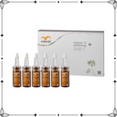Serum Dưỡng Trắng Da Rebirth Miracle C Whitening 6x10ml - Phục Hồi Da, Tăng Độ Đàn Hồi, Làm Mờ Vết Nám, Tàn Nhang