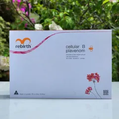 Serum Tế Bào Gốc Nhau Thai Cừu và Nọc Ong Rebirth Cellular B Plavenom 6x10ml - Dưỡng Ẩm, Giảm Nếp Nhăn, Tăng Cường Độ Săn Chắc Da