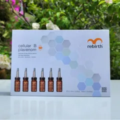 Serum Tế Bào Gốc Nhau Thai Cừu và Nọc Ong Rebirth Cellular B Plavenom 6x10ml - Dưỡng Ẩm, Giảm Nếp Nhăn, Tăng Cường Độ Săn Chắc Da