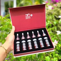 Serum Tế Bào Gốc Nhau Thai Cừu và Nọc Ong Rebirth Cellular B Plavenom 6x10ml - Dưỡng Ẩm, Giảm Nếp Nhăn, Tăng Cường Độ Săn Chắc Da