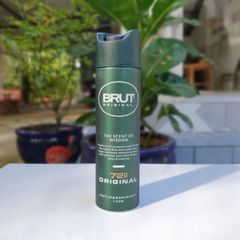 Xịt Khử Mùi Nam Brut 130g - Sản Phẩm Chính Hãng - Lưu Hương Suốt Ngày - Xịt Body Thơm Mát