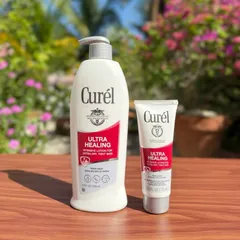 Dưỡng Thể Dưỡng Ẩm Curel Ultra Healing Lotion - Phục Hồi Da Khô, Ngứa, Chứa Shea Butter & Pro-Vitamin B5, Chính Hãng 100%