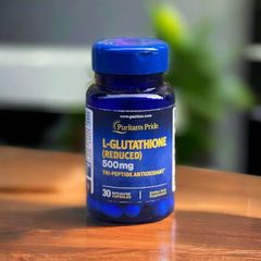 Puritan's Pride L-Glutathione (Reduced) 500mg 30 viên - Viên Uống Hỗ Trợ Sáng Da của Mỹ - DiiHangMyUc.