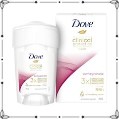 Lăn Khử Mùi Nữ Dove Lựu Clinical Protection 96h 45ml - Sản Phẩm Chính Hãng, Vượt Trội Chống Đổ Mồ Hôi, Duy Trì Hương Thơm