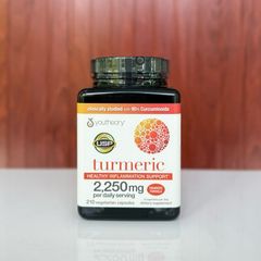 Viên tinh chất nghệ Youtheory Turmeric 2.250mg lọ 210 viên hàng Mỹ.