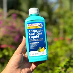 Walgreens Antacid + Anti-gas Liquid Maximum Strength Classic Flavor hàng Mỹ 355ml - Diihangmyuc.