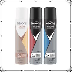 Xịt Khử Mùi Rexona Clinical Protection 96h 180ml - Ngăn Mùi Cơ Thể Hiệu Quả, Dưỡng Ẩm, Dành Cho Nam Nữ