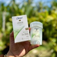 Lăn Khử Mùi Nữ Dove Clinical Protection Cream Fresh Touch 45ml - Hiệu Quả 96 Giờ, Dưỡng Ẩm, Chống Kích Ứng Da