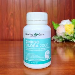 Healthy Care Ginkgo Biloba 2000mg 100 viên - Viên Uống Hỗ Trợ Tuần Hoàn Máu Não - DiiHangMyUc.