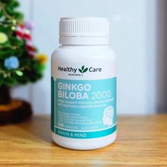 Healthy Care Ginkgo Biloba 2000mg 100 viên - Viên Uống Hỗ Trợ Tuần Hoàn Máu Não - DiiHangMyUc.