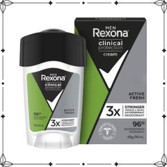 Lăn Khử Mùi Nam Rexona Men Clinical Protection 3X 48g - Ngăn Mồ Hôi, Tươi Mát Suốt Ngày, Bảo Vệ Hiệu Quả
