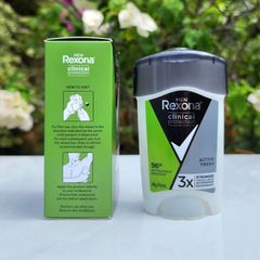 Lăn Khử Mùi Nam Rexona Men Clinical Protection 3X 48g - Ngăn Mồ Hôi, Tươi Mát Suốt Ngày, Bảo Vệ Hiệu Quả