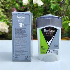 Lăn Khử Mùi Nam Rexona Men Clinical Protection 3X 48g - Ngăn Mồ Hôi, Tươi Mát Suốt Ngày, Bảo Vệ Hiệu Quả