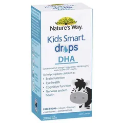 Nature's Way Kids Smart Drops DHA 20ml - Bổ Sung DHA Phát Triển Trí Não Và Thị Lực cho Trẻ Sơ Sinh và Nhỏ Tuổi
