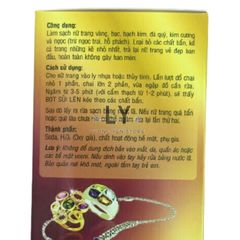 Nước Rửa Trang Sức Fizzing 70ml - Làm Sạch và Đánh Bóng Vàng Bạc, An Toàn Cho Mọi Loại Nữ Trang