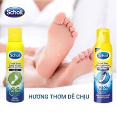 Xịt khử mùi chân và giày Scholl Fresh Step của Đức 150ml