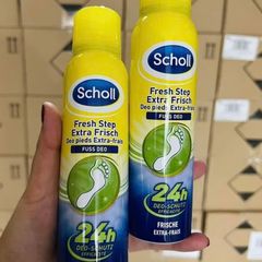 Xịt khử mùi chân và giày Scholl Fresh Step của Đức 150ml