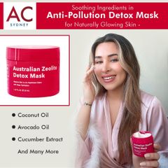 Mặt Nạ Thải Độc Australian Cosmetics Detox Mask 50ml - Làm Sạch Sâu, Thanh Lọc Da, Ngăn Ngừa Mụn, Phù Hợp Mọi Loại Da