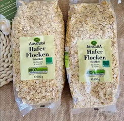 Yến Mạch Cán Vỡ Hafer Flocken 500g - Ngũ Cốc Bổ Dưỡng Từ Mỹ, Giàu Chất Xơ và Protein, Lý Tưởng Cho Bữa Sáng Hoặc Bữa Phụ