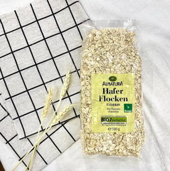 Yến Mạch Cán Vỡ Hafer Flocken 500g - Ngũ Cốc Bổ Dưỡng Từ Mỹ, Giàu Chất Xơ và Protein, Lý Tưởng Cho Bữa Sáng Hoặc Bữa Phụ