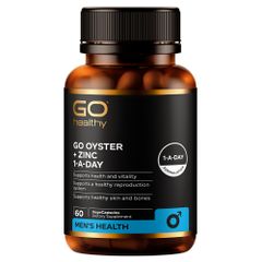 Viên Tinh Chất Hàu New Zealand GO Oyster Plus Zinc 60 Viên