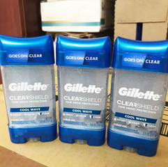 Gel Khử Mùi Gillette Clear Gel Cool Wave 107ml - Hiệu Quả Suốt 24 Giờ, Cảm Giác Mát Lạnh và Tươi Mới, Thích Hợp Cho Mọi Hoạt Động