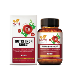 Viên Sắt Hữu Cơ Nutri Iron Boost Tảo Biển New Zealand - Bổ Sung Sắt, Hỗ Trợ Hồng Cầu, Ngừa Thiếu Máu (30 Viên)