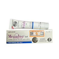 Gel Trị Mụn Megaduo AHA 15g - Ngừa Mụn Trứng Cá và Thâm Sẹo, Dưỡng Da Mịn Màng, Hỗ Trợ Làm Sạch Da