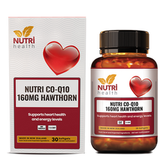 Viên Uống Bổ Tim Nutri CoQ10 160mg - Hỗ Trợ Sức Khỏe Tim Mạch Từ New Zealand, 30 Viên Nang Mềm