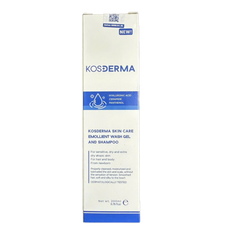 Gel Tắm Gội Kosderma Skin Care Dịu Nhẹ Cho Da Nhạy Cảm - Dưỡng Ẩm, Phục Hồi Da - 200ml