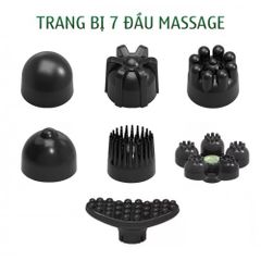 Máy massage cầm tay cá heo Nikio NK-178 - 7 đầu, không dây, pin sạc 1800mAh - Giải pháp giảm đau cơ, thư giãn toàn thân