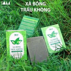 Xà Bông Hữu Cơ Nghệ & Bột Than Tre - Giảm Mùi Cơ Thể, Mụn Lưng, Mẩn Ngứa, Tẩy Cháy Chết 135g - Sạch Da, Khử Khuẩn
