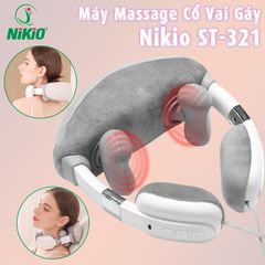 Máy massage cổ vai gáy pin sạc ST-321 - Công nghệ xoa bóp kết hợp chườm nóng