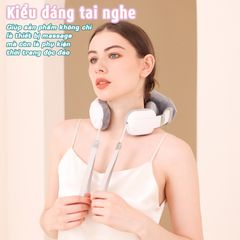 Máy massage cổ vai gáy pin sạc ST-321 - Công nghệ xoa bóp kết hợp chườm nóng