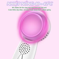 Máy Massage Mặt Nóng Lạnh Nikio NK-127 - Thiết Bị Chăm Sóc Da Tươi Trẻ, Xoá Nếp Nhăn, Giảm Thâm Quầng Mắt