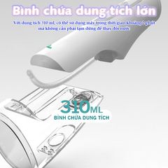 Máy tăm nước cầm tay Nikio NK-M209 - Pin sạc 1500mAh, 4 vòi phun, chế độ điều chỉnh áp lực 40-120 PSI, chống nước IPX7, tiện dụng và hiệu quả.