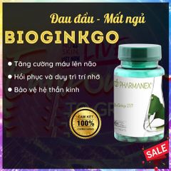 Thực Phẩm Bảo Vệ Sức Khỏe Nuskin BioGinkgo 27/7 - Tăng Cường Trí Nhớ - Hộp 60 Viên Chiết Xuất Bạch Quả