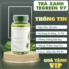 ViênUống Tegreen97® Chống Oxy Hóa - 120 Viên, Chiết Xuất Lá Trà Xanh, Thực Phẩm Chức Năng Hỗ Trợ Sức Khỏe