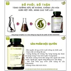 Thực Phẩm Chức Năng CordyMax-cs4 - Tăng Cường Sức Đề Kháng và Thể Lực - Hỗ Trợ Bổ Phổi và Bổ Thận 120 Viên