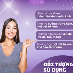 Viên Uống Cân Bằng Nội Tiết Man.hae Menopause 90 Viên - Hỗ Trợ Phụ Nữ Thời Kỳ Mãn Kinh, Dễ Dàng Mang Theo