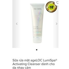 Sữa Rửa Mặt Lumispa Nu.Skin - Dành Cho 5 Loại Da, Làm Sạch Sâu, Ngăn Ngừa Mụn, Dưỡng Ẩm, Hàng Chính Hãng
