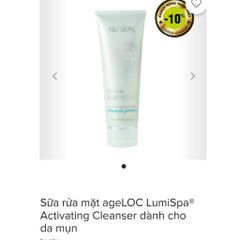 Sữa Rửa Mặt Lumispa Nu.Skin - Dành Cho 5 Loại Da, Làm Sạch Sâu, Ngăn Ngừa Mụn, Dưỡng Ẩm, Hàng Chính Hãng