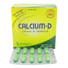 Canxi D Hỗ Trợ Xương Chắc Khỏe - Viên Uống 100 Viên Ngừa Loãng Xương và Phát Triển Chiều Cao