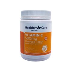 Viên Uống Vitamin C Healthy Care 500mg - Hộp 500 Viên Tăng Cường Kháng Đề Kháng, Hỗ Trợ Sức Khỏe Gia Đình