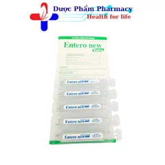 Men vi sinh Entero New - Bổ sung 2 tỷ lợi khuẩn hỗ trợ tiêu hóa - Hộp 20 ống x 10ml, giảm rối loạn đường ruột